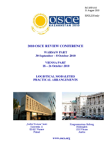 Information Package, Logistical Modalities, Practical Arrangements, Warsaw and Vienna Part