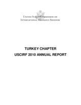 United States Commission on International Religious Freedom, 2010 Annual Report, Turkey Chapter
