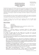 Schedule of Side Events