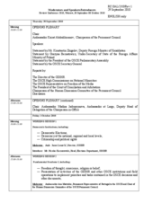 List of Moderators and Speakers/Introducers