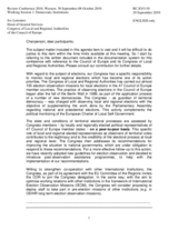 Statement by Mr. Jos Lemmers, Council of Europe