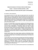 Statement by Romania