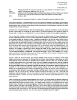 Intolerance and Discrimination Against Christian Academicians and Clerics Threaten the Freedom of Conscience to Apply the Sexual Morality of their Faith Traditions to Homosexuality