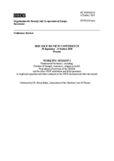 Statement by Mr. Borys Babin, Association of the Maritime Law of Ukraine