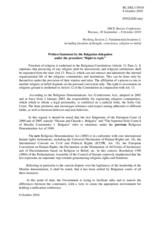 Written Statement by the Bulgarian delegation under the procedure "Right to reply"