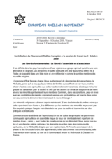 Contribution by the European Raelian Movement