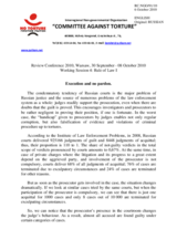 Statement by the Committee Against Torture