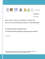 Free Legal Aid for Refugees and Displaced Persons in the Territory of Bosnia and Herzegovina, Montenegro, Croatia and Serbia