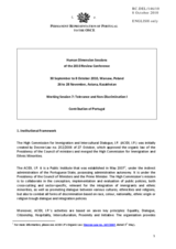 Contribution of Portugal