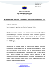Statement  by the European Union