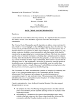 Statement by Mr. Yves Beaulieu Deputy Head, Delegation of Canada