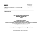 Statement by the Chernivtsy Regional NGO Human Rights in Ukraine, Ms. Hyulnar Nazarova