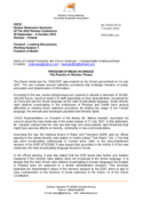 Freedom of media in Greece, The Practice in Western Thrace