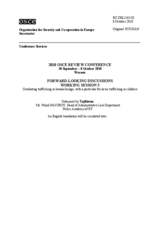 Statement by Tajikistan, Mr Pulod Nasurov, Head of Administrative Law Department, Police Academy of RT