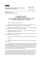 Forum for Security Co-operation Decision No. 10/10