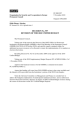 Permanent Council Decision No. 957