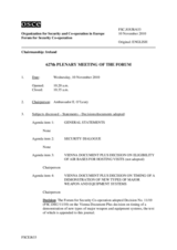 Journal of the 627th Plenary Meeting of the Forum for Security Co-operation