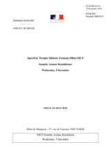 Statement by H.E. Mr. Francois Fillon, Prime Minister, France