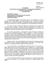 Statement by H.E. Mr. Gurbanguly Berdymukhamedov, President, Turkmenistan