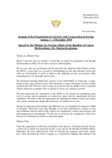 Statement by H.E. Mr. Markos Kyprianou, Minister of Foreign Affairs, Cyprus