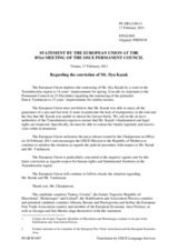 Statement by the Hungarian Presidency of the Council of the European Union on the cases of Mr. I. Cazac and Mr. E. Vardanyan