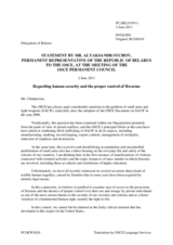 Statement by the Delegation of Belarus on the small arms and light weapons and human security