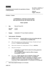 Journal of the 2011 Annual Security Review Conference