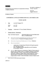 Journal of the 2011 Annual Security Review Conference