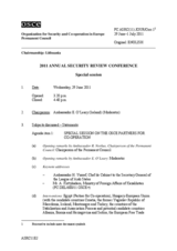 Journal of the 2011 Annual Security Review Conference