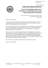 Statement by the Delegation of the United States on the review of human dimension commitments in OSCE fora