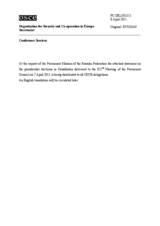 Выступление заместителя Постоянного Представителя Российской Федерации на заседании Постоянного совета ОБСЕ О.Н.Бурмистрова - Об оценках президентских выборов в Казахстане