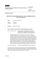 Diario de la 866ª Sesión plenaria del Consejo Permanente 