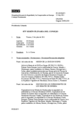 Diario de la 875ª Sesión plenaria del Consejo Permanente 