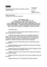 Décision No. 1003 du Conseil permanent