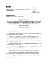 Décision No. 998 du Conseil permanent