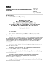 Beschluss Nr. 998 des Ständigen Rates