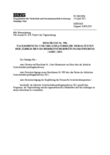 Beschluss Nr. 996 des Ständigen Rates