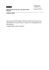 Выступление Постоянного представителя Республики Беларусь при ОБСЕ А.Сычёва - В ответ на выступление делегации Швейцарии