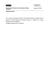 Выступление Постоянного представителя Российской Федерации А.В.Келина - По поводу санкций в отношении Белоруссии