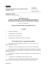 Permanent Council Decision No. 994