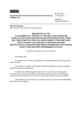 Beschluss Nr. 993 des Ständigen Rates