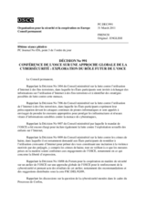 Décision No. 991 du Conseil permanent