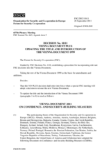 Forum for Security Co-operation Decision No. 10/11