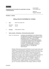Journal de la 887ème séance plénière du Conseil