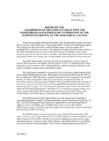 Report by the Chairperson of the Contact Group with the Mediterranean Partners for Co-operation