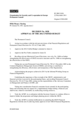 Permanent Council Decision No.1028