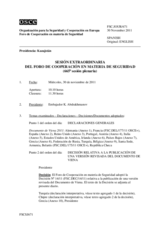Diario de la 665ª Sesión plenaria del Foro de Cooperación en materia de Seguridad 