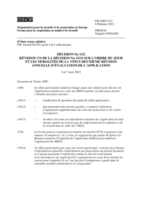 Décision No 1/12 du Forum pour la coopération en matière de sécurité