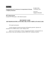 Decisione N.1030 del Consiglio permanente