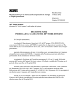 Decisione N.1032 del Consiglio permanente